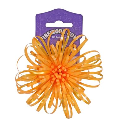 Orange Firework Bow (12cm)