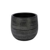 Amalfi Pot Black (14cm x 12cm)
