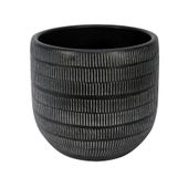 Amalfi Pot Black(18cm x 16cm)