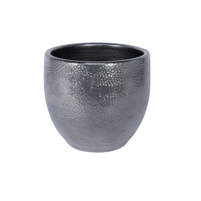Florence Pot Silver (18cm x 16cm)