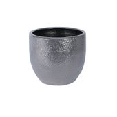 Florence Pot Silver (14cm x 12cm)