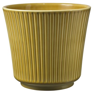Delphi Ceramic Pot 14x13cm Amber High-Gloss