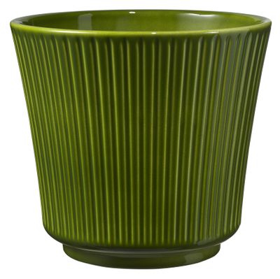 Delphi Ceramic Pot 16x14cm Antique-Green High-Gloss