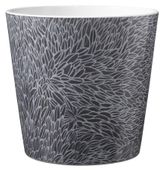 Dallas Botanic Ceramic Pot 16cm Floral Anthracite