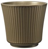 Delphi Ceramic Pot 16cm perlgold