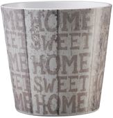 Dallas Home Ceramic Pot Wood Optics Home (W14 x H14cm)
