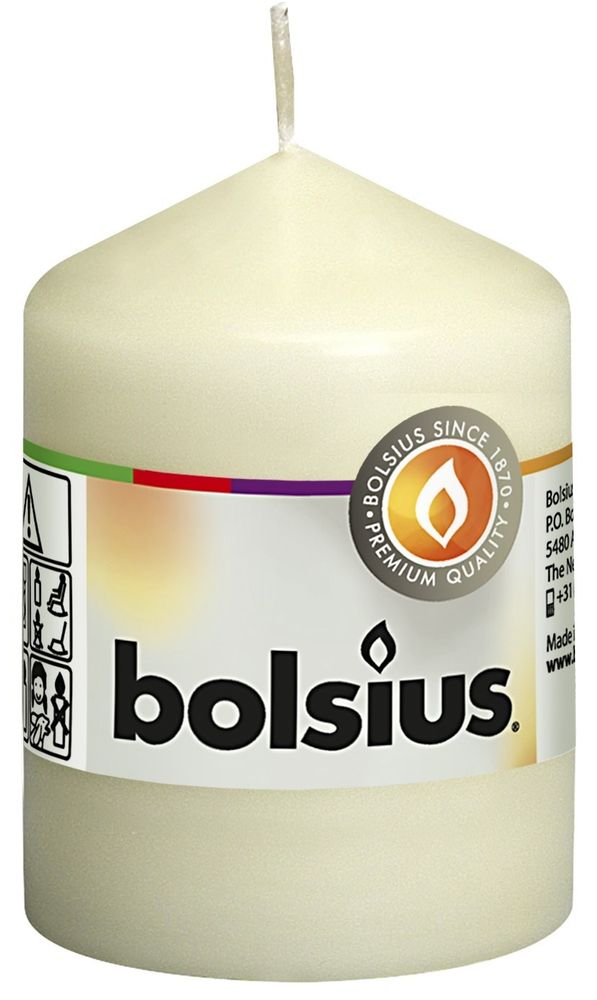 Bolsius Pillar Candle Ivory (80/60 mm) APAC