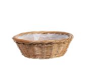 Round Full Willow Basket 35.5cm