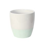 Glacial Green Textured Ceramic Pot (13cm x 12cm)