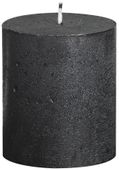 Rustic pillar candle Metallic Anthracite - 80/68 mm