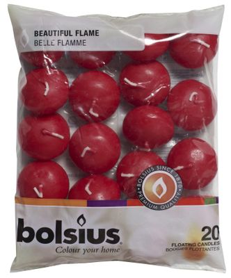 Floating candles Wine Red - bag 20