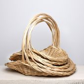 S/5 Willow Display Baskety W/Handle