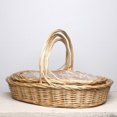 S/3 Oval Willow Basket