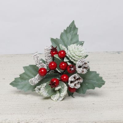 red berry snowy pick 