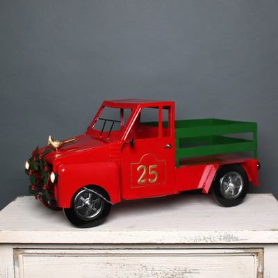 LED Christmas No25 Red Truck