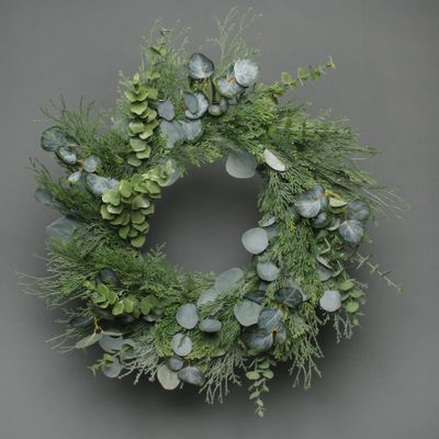 Eucalytus and pine Wreath 65cm 