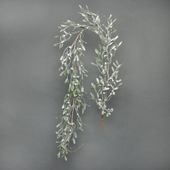 Misletoe frosted garland