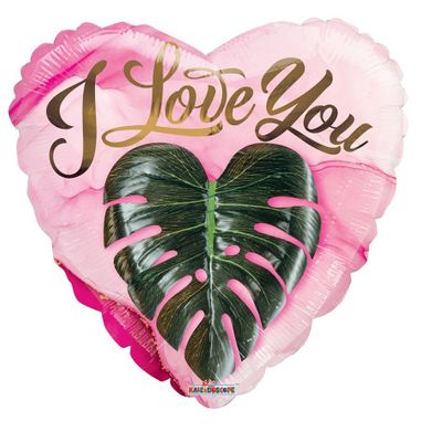 ECO ONE Balloon - Love you heart leaf (18 inch)