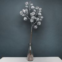Glitter Eucalpyus spray Pewter