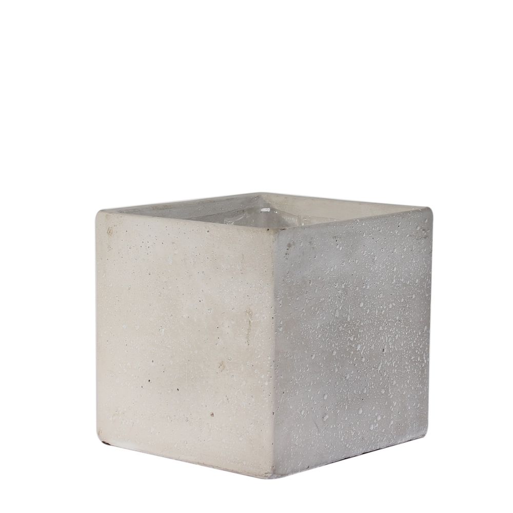 Square Cement Flower Pot (14 x 14cm) | APAC