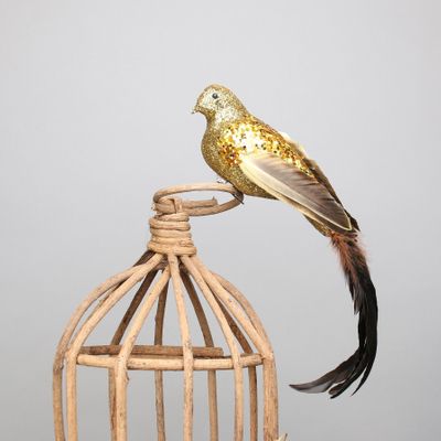 Gold Paradise Bird w/clip
