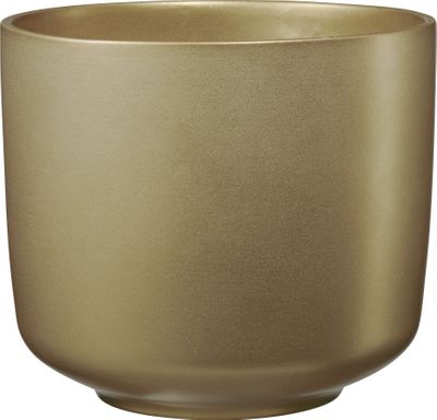 Bari Glamour Ceramic Pot Pearl Gold (W13 x H12cm)