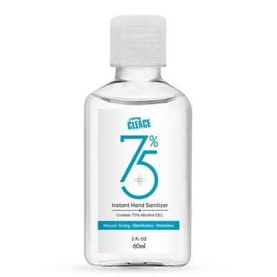 Clear Alcohol Hand Sanitizer (75%) - 60ml