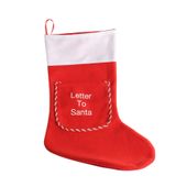Letter To Santa Christmas Stocking