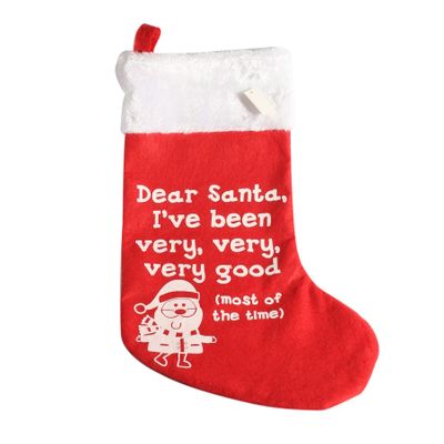 Dear Santa Christmas Stocking 