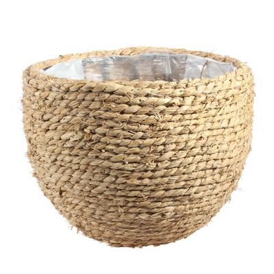 41cm Round Grass Basket - Natural