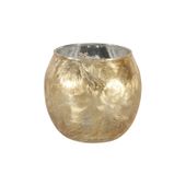 Gold Frosted Bubble Ball Votive Candle Holder (S)