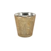 Gold Frosted Votive Candle Holder (S)