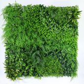 Exterior UV Resistant Wave Green Wall (1m x1m) (1/12)