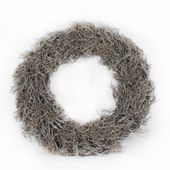 48cm Iron Bush Whitewash Wreath (1/8)