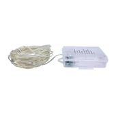 100 LED Lights on Clear PVC Wire (Warm White) ( 24/96)