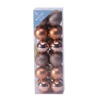 Champagne Shatterproof Baubles (3cm) (24 pieces)