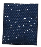 Navy sparkle christmas ribbon 63mm x 10 yrds