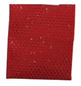 Red sparkle Christmas ribbon 63mm x 10 yrds