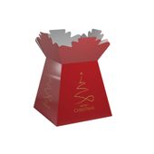 Pearlised Red - Contemporary Christmas Living Vase (x30)