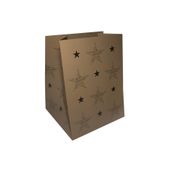 Seasons Greetings Kraft Hand Tie Bag (19x25cm)