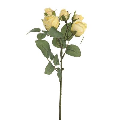 Rose x5 Spray Yellow - 37cm