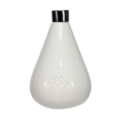 White Ceramic Teardrop Diffuser Bottle with Logo 