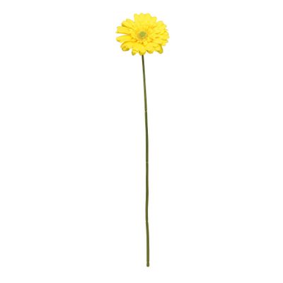 Single Gerbera Yellow - 72cm