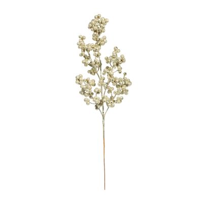 Gold Glitter Berry Stem