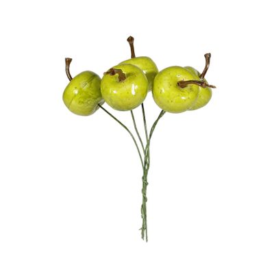 Apple Pick Bunch x 5 Green 2.5cm