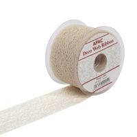 70mm x 20m Ivory Deco Web Ribbon (6/72)