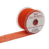 70mm x 20m Orange Deco Web Ribbon (6/72)