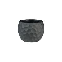 Vogue Black Honeycomb Pot - D11.8cm x H9cm