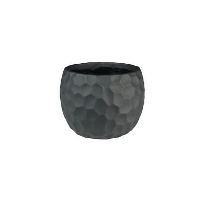 Vogue Black Honeycomb Pot - D13.5cm x H10.5cm