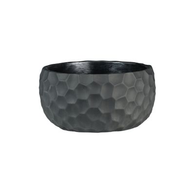 Vogue Black Honeycomb Pot - D19.2cm x H9.8cm